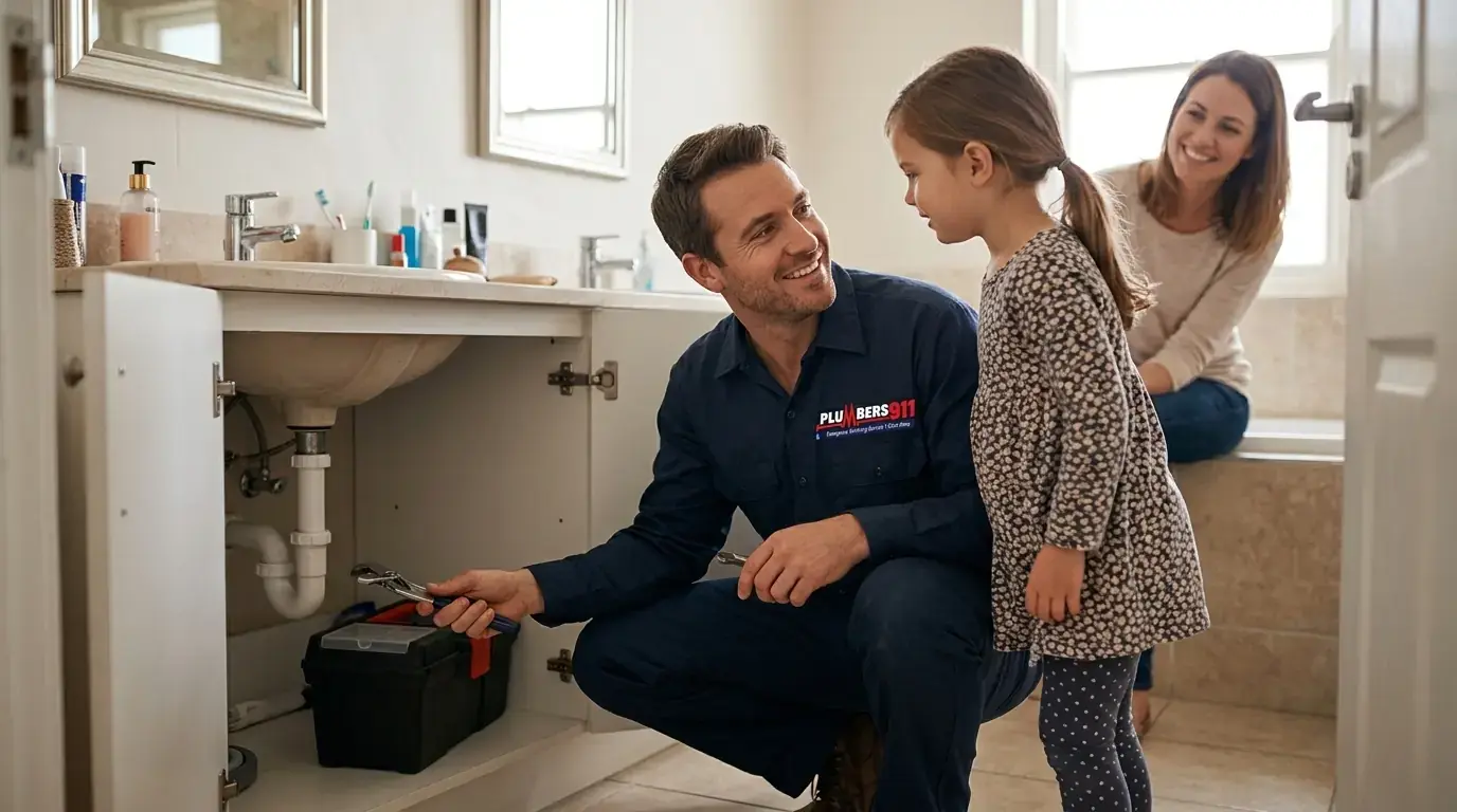 Licensed plumber at work in Elk Grove Village, IL